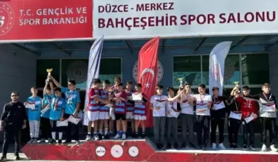 Düzce’de Okul Sporları Kros Müsabakaları Düzenlendi